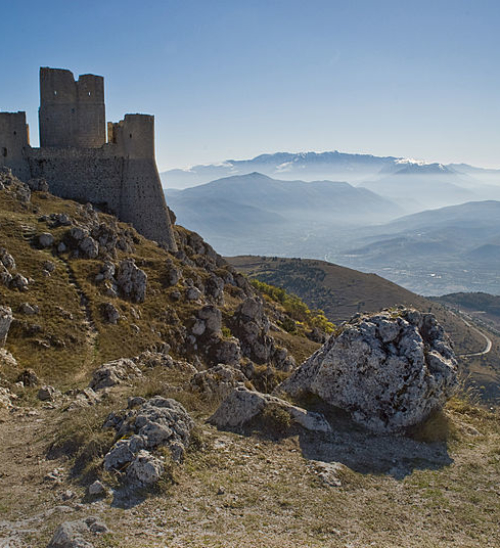 Rocca Calascio, castello da film