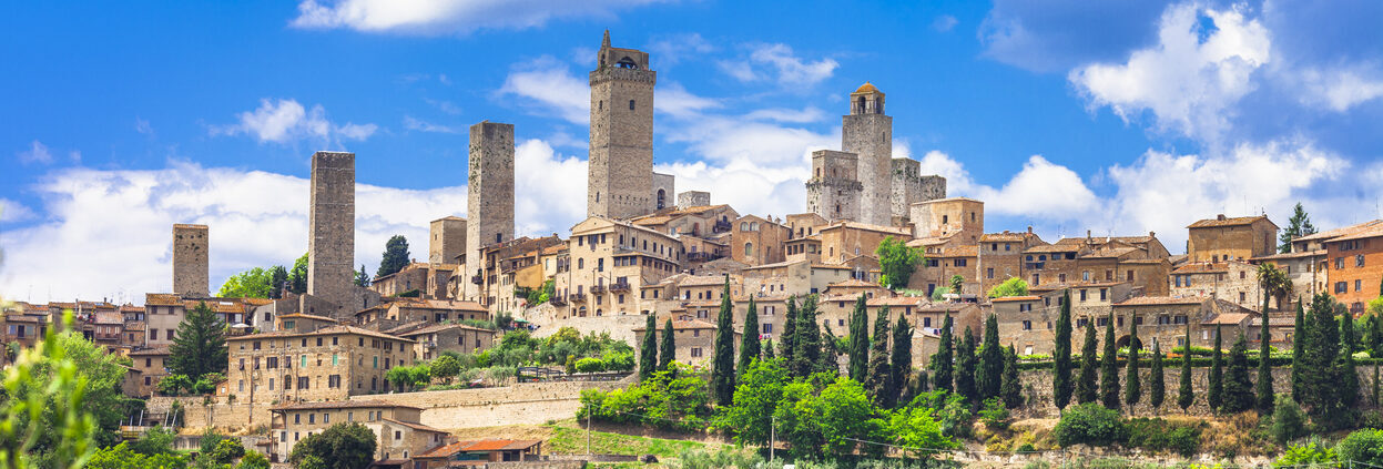 weekend d'autunno a San Gimignano,Toscana, Italia